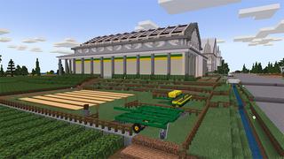Screenshot of the Minecraft Bedrock Marketplace product FarmCraft created by Blockworks.