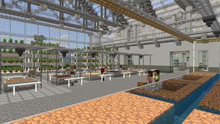 Screenshot of the Minecraft Bedrock Marketplace product FarmCraft created by Blockworks.