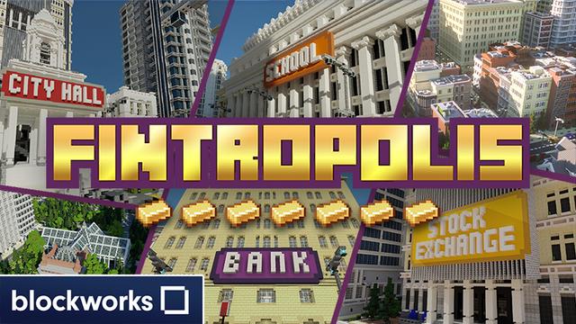 Thumbnail of the Minecraft Bedrock Marketplace product Fintropolis created by Blockworks.