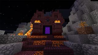 Screenshot of the Minecraft Bedrock Marketplace product Hellstone Keep created by Blockworks.
