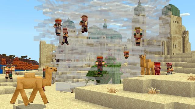 Screenshot of the Minecraft Bedrock Marketplace product Hidden Bosses created by Blockworks.