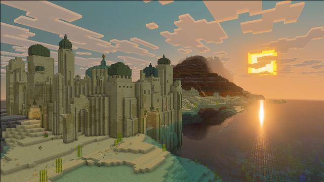 Screenshot of the Minecraft Bedrock Marketplace product Hidden Bosses created by Blockworks.