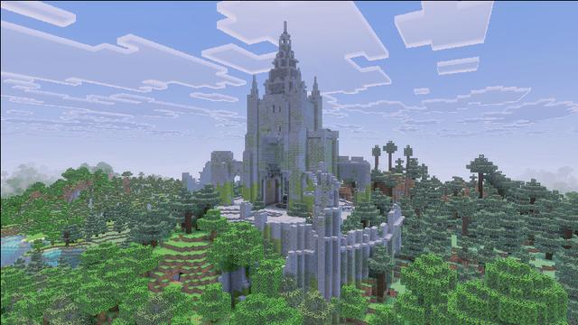 Screenshot of the Minecraft Bedrock Marketplace product Hidden Bosses created by Blockworks.