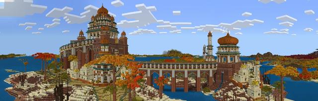 Panorama of the Minecraft Bedrock Marketplace product LUCKY PACK [?] created by Blockworks.