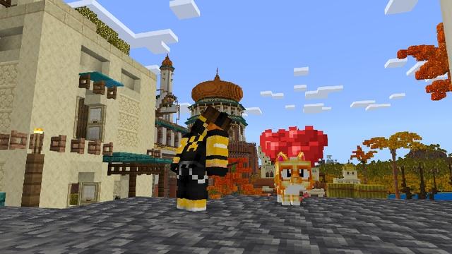 Screenshot of the Minecraft Bedrock Marketplace product LUCKY PACK [?] created by Blockworks.