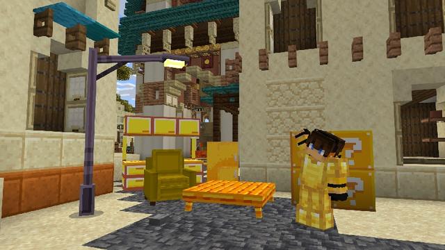 Screenshot of the Minecraft Bedrock Marketplace product LUCKY PACK [?] created by Blockworks.