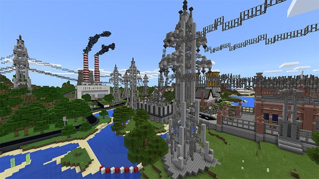 Screenshot of the Minecraft Bedrock Marketplace product Lumen: Power Challenge created by Blockworks.