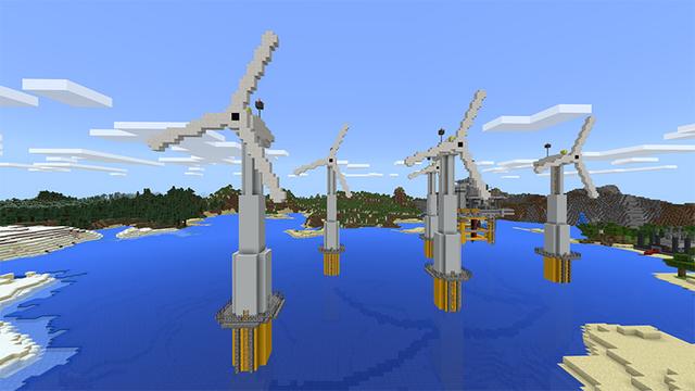 Screenshot of the Minecraft Bedrock Marketplace product Lumen: Power Challenge created by Blockworks.
