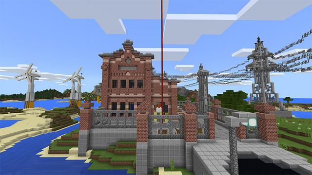 Screenshot of the Minecraft Bedrock Marketplace product Lumen: Power Challenge created by Blockworks.