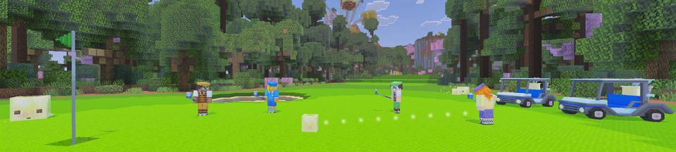 Panorama of the Minecraft Bedrock Marketplace product Sulfur Golf created by Blockworks.