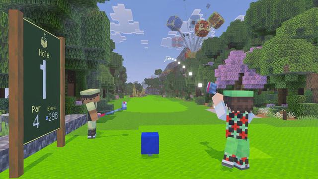 Screenshot of the Minecraft Bedrock Marketplace product Sulfur Golf created by Blockworks.