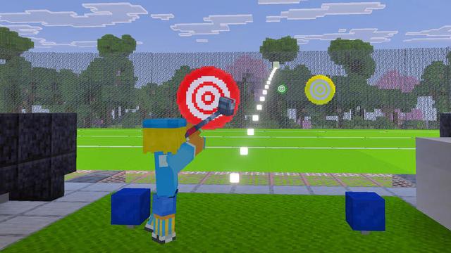 Screenshot of the Minecraft Bedrock Marketplace product Sulfur Golf created by Blockworks.