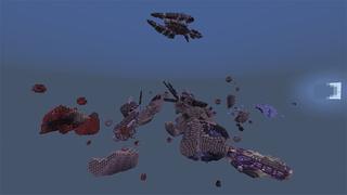 Screenshot of the Minecraft Bedrock Marketplace product The Final Frontier created by Blockworks.