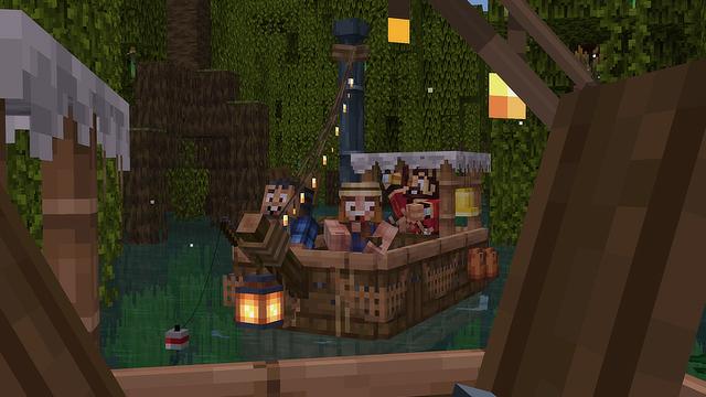 Screenshot of the Minecraft Bedrock Marketplace product Vanilla Vehicles created by Blockworks.