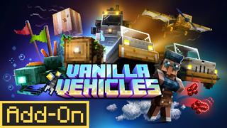 Thumbnail of the Minecraft Bedrock Marketplace product Vanilla Vehicles created by Blockworks.