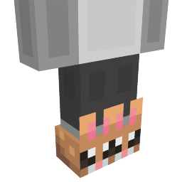 Thumbnail of the Minecraft Bedrock Marketplace product Bunny Slippers created by Blocky.