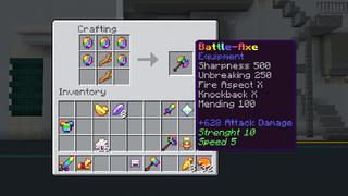 Screenshot of the Minecraft Bedrock Marketplace product Lucky Block: Rainbow created by Blocky.