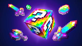 Thumbnail of the Minecraft Bedrock Marketplace product Lucky Block: Rainbow created by Blocky.