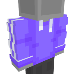 Thumbnail of the Minecraft Bedrock Marketplace product Purple Hoodie created by Blocky.