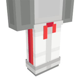 Thumbnail of the Minecraft Bedrock Marketplace product Red Track Pants created by Blocky.