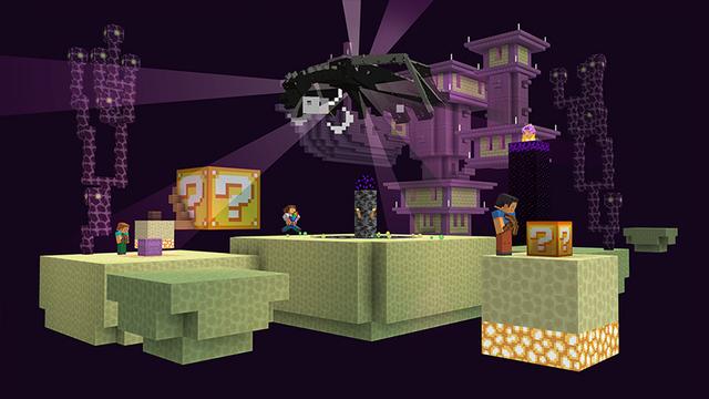Screenshot of the Minecraft Bedrock Marketplace product Skyblock Lucky Block 2 created by Blocky.