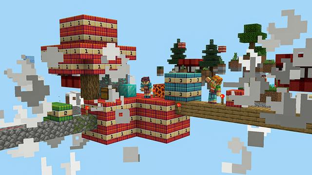 Screenshot of the Minecraft Bedrock Marketplace product Skyblock TNT created by Blocky.