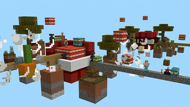 Screenshot of the Minecraft Bedrock Marketplace product Skyblock TNT created by Blocky.