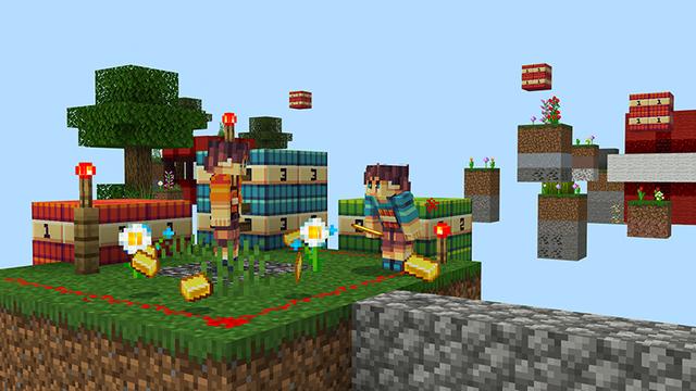Screenshot of the Minecraft Bedrock Marketplace product Skyblock TNT created by Blocky.