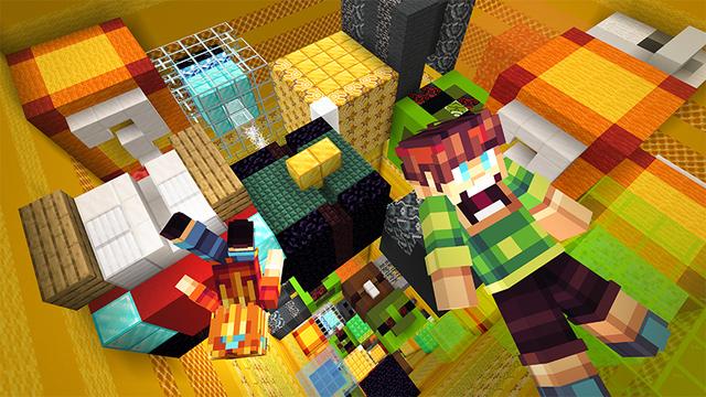 Screenshot of the Minecraft Bedrock Marketplace product Ultimate Dropper created by Blocky.