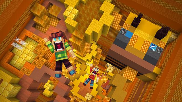 Screenshot of the Minecraft Bedrock Marketplace product Ultimate Dropper created by Blocky.