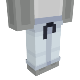 Thumbnail of the Minecraft Bedrock Marketplace product White Gym Leggings created by Blocky.