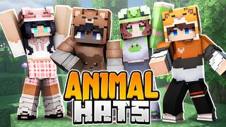 Thumbnail of the Minecraft Bedrock Marketplace product Animal Hats created by Blu Shutter Bug.