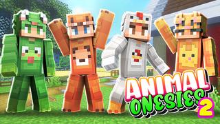 Thumbnail of the Minecraft Bedrock Marketplace product Animal Onesies 2 created by Blu Shutter Bug.