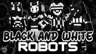 Thumbnail of the Minecraft Bedrock Marketplace product Black and White Robots created by Blu Shutter Bug.