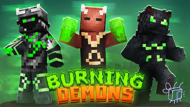 Thumbnail of the Minecraft Bedrock Marketplace product Burning Demons created by Blu Shutter Bug.