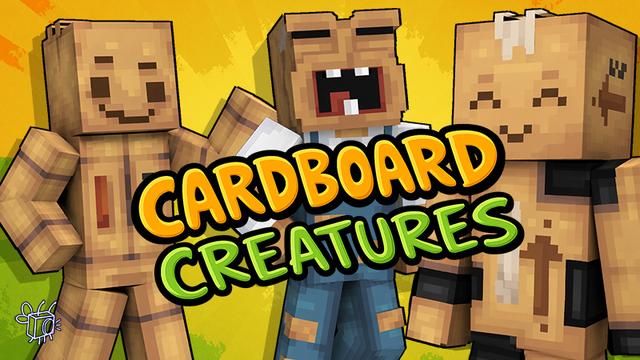 Thumbnail of the Minecraft Bedrock Marketplace product Cardboard Creatures created by Blu Shutter Bug.