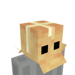 Thumbnail of the Minecraft Bedrock Marketplace product Cardboard Head created by Blu Shutter Bug.