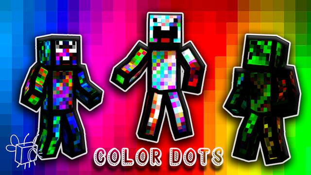 Thumbnail of the Minecraft Bedrock Marketplace product Color Dots created by Blu Shutter Bug.