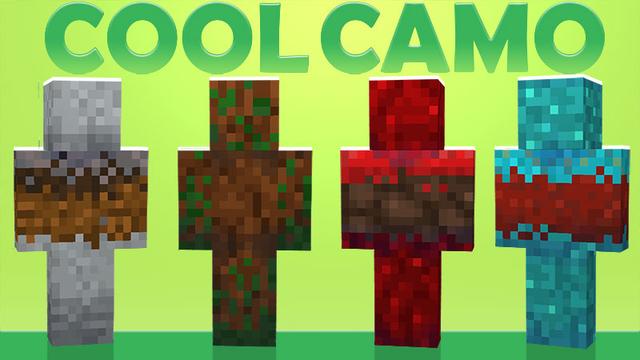 Thumbnail of the Minecraft Bedrock Marketplace product Cool Camo created by Blu Shutter Bug.