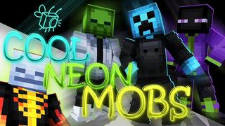 Thumbnail of the Minecraft Bedrock Marketplace product Cool Neon Mobs created by Blu Shutter Bug.