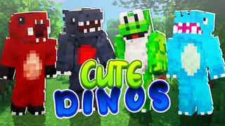 Thumbnail of the Minecraft Bedrock Marketplace product Cute Dinos created by Blu Shutter Bug.