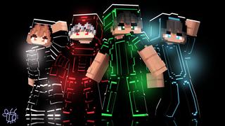 Thumbnail of the Minecraft Bedrock Marketplace product Dark Neon Gamers created by Blu Shutter Bug.