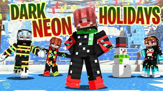 Thumbnail of the Minecraft Bedrock Marketplace product Dark Neon Holiday created by Blu Shutter Bug.