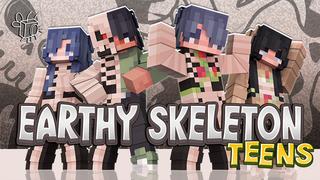 Thumbnail of the Minecraft Bedrock Marketplace product Earthy Skeleton Teens created by Blu Shutter Bug.