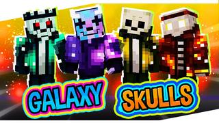 Thumbnail of the Minecraft Bedrock Marketplace product Galaxy Skulls created by Blu Shutter Bug.