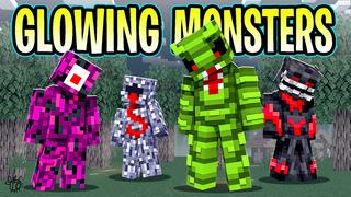 Thumbnail of the Minecraft Bedrock Marketplace product Glowing Monsters created by Blu Shutter Bug.