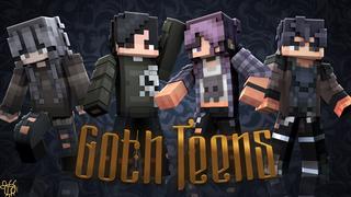 Thumbnail of the Minecraft Bedrock Marketplace product Goth Teens created by Blu Shutter Bug.