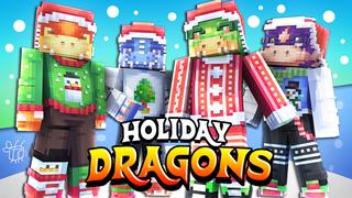 Thumbnail of the Minecraft Bedrock Marketplace product Holiday Dragons created by Blu Shutter Bug.
