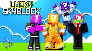 Thumbnail of the Minecraft Bedrock Marketplace product Lucky SkyBlock created by Blu Shutter Bug.