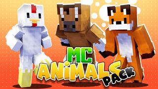 Thumbnail of the Minecraft Bedrock Marketplace product MC Animals Pack created by Blu Shutter Bug.